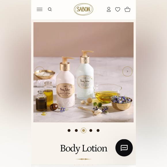 Brand new Sabon body lotion- patchouli lavender vanilla, 50ml (1.66oz) - Picture 3 of 5